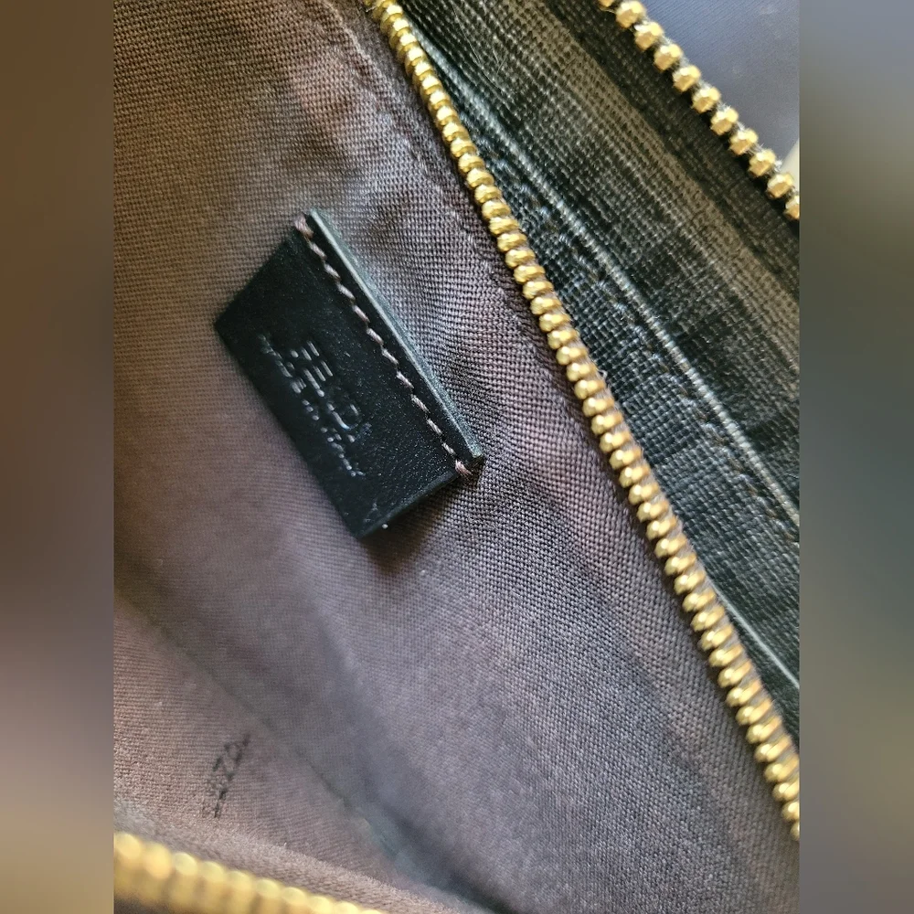 Fendi Zip Around Zucca Unisex Wallet NWT